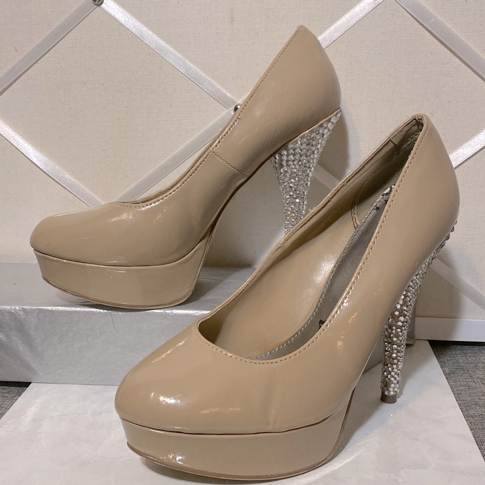 Rhinestone Heels (s8.5)Brash Pumps